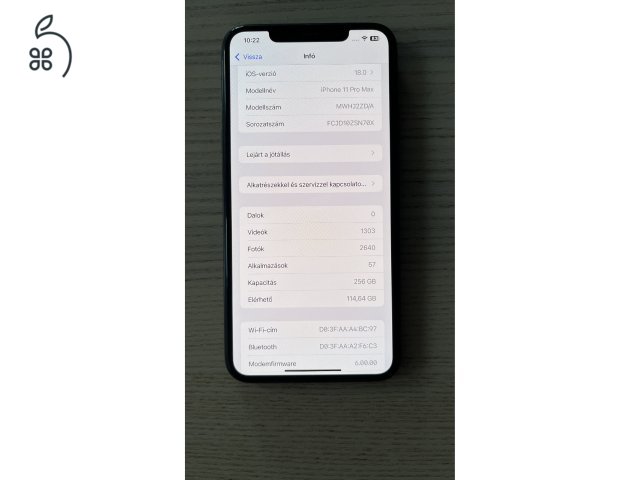 Apple Iphone 11 Pro Max 256 Gb Space grey