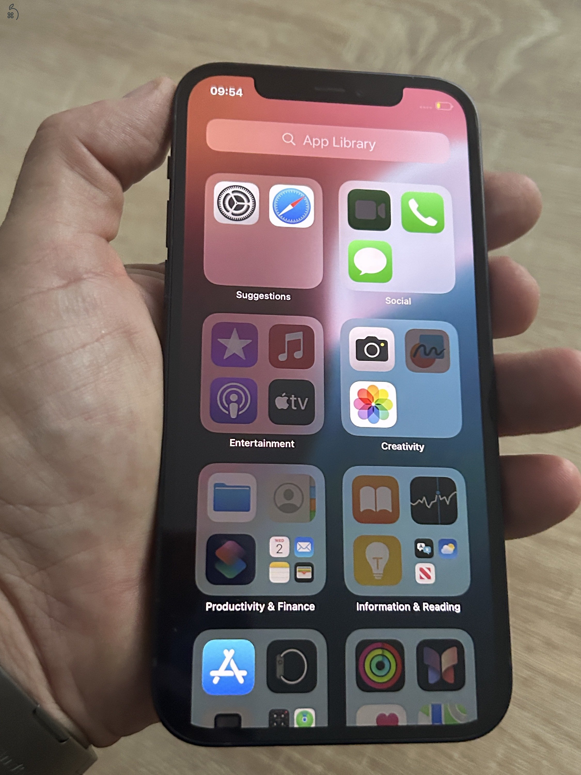 TÖKÉLETES ÁLLAPOTÚ ! IPHONE 12 64GB  95-100%  AKKUKKAL, ÜZLETBŐl, GARANCIÁVAL