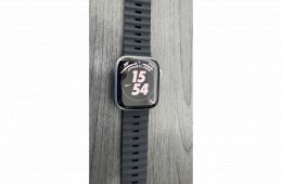 Apple watch 9 45mm silver újszerű 2 év garanciával eladó