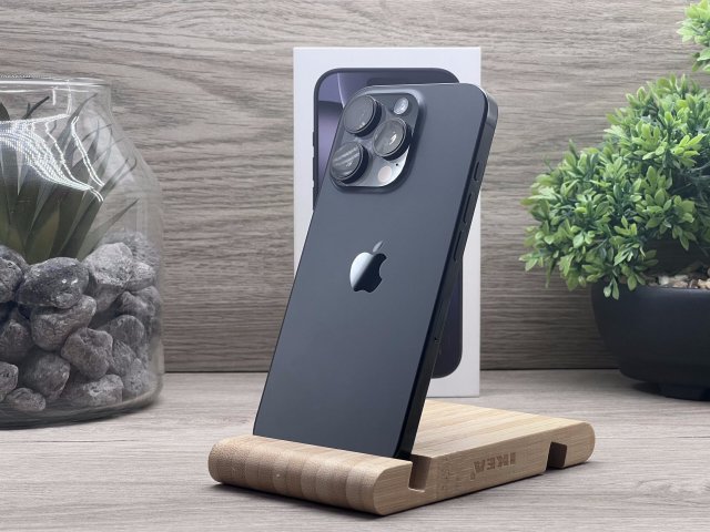 Hibátlan iPhone 16 Pro Black Titanium 128GB 2 ÉV Garanciával Számlával Aksi 100%