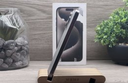 Hibátlan iPhone 15 Pro Natural Titanium 256GB 2 ÉV Garanciával Számlával