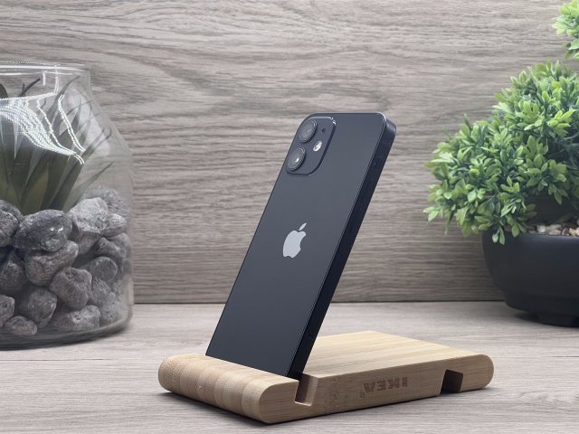 iPhone 12 Mini Black 64GB 2 ÉV Garanciával Számlával Aksi 100%