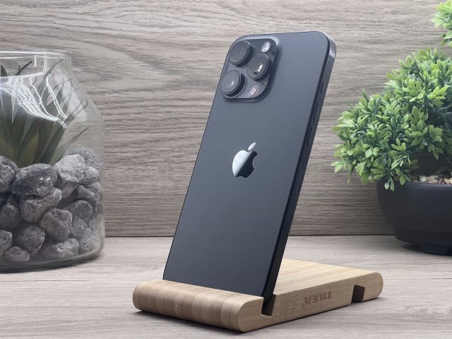 iPhone 16 Pro Max Black Titanium 256GB 2 ÉV Garanciával Számlával Aksi 100%