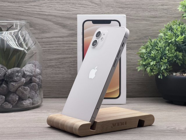 iPhone 12 White 64GB 2 ÉV Garanciával Számlával Aksi 100%
