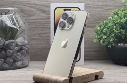 Hibátlan iPhone 14 Pro Gold 128GB 2 ÉV Garanciával Számlával Aksi 96%