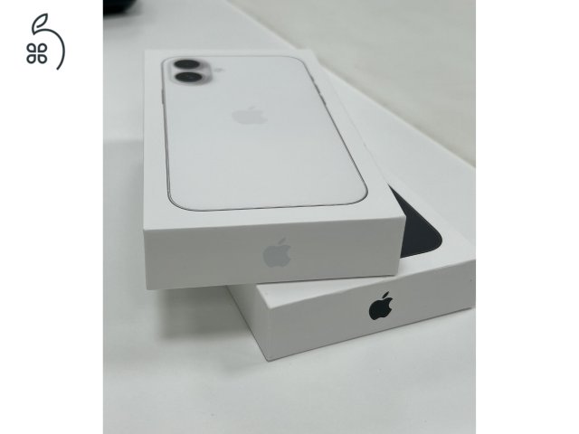 Új Bontatlan iPhone 16 Plus 128gb és 256gb Független! Fekete és Fehér színben 1 év Gar + Beszámítás!