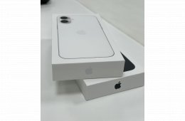 Új Bontatlan iPhone 16 Plus 128gb és 256gb Független! Fekete és Fehér színben 1 év Gar + Beszámítás!