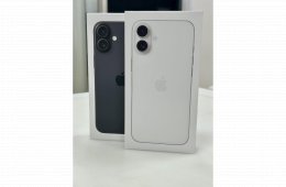 Új Bontatlan iPhone 16 Plus 128gb és 256gb Független! Fekete és Fehér színben 1 év Gar + Beszámítás!