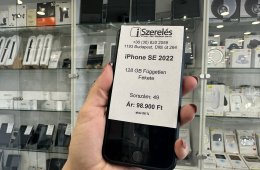 Garanciás | iPhone SE 2022 128GB független fekete akku 86% (49) iszerelés.hu