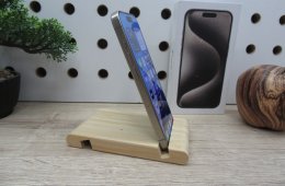 Apple iPhone 15 Pro - Natural Titanium - Használt, karcmentes