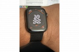 Apple Watch Series 9 45 mm GPS+Cellular (LTE) StainlessSteel Graphite színű Milánói szíjjal