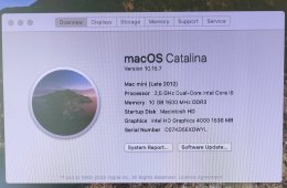 MacMini Late 2012 i5