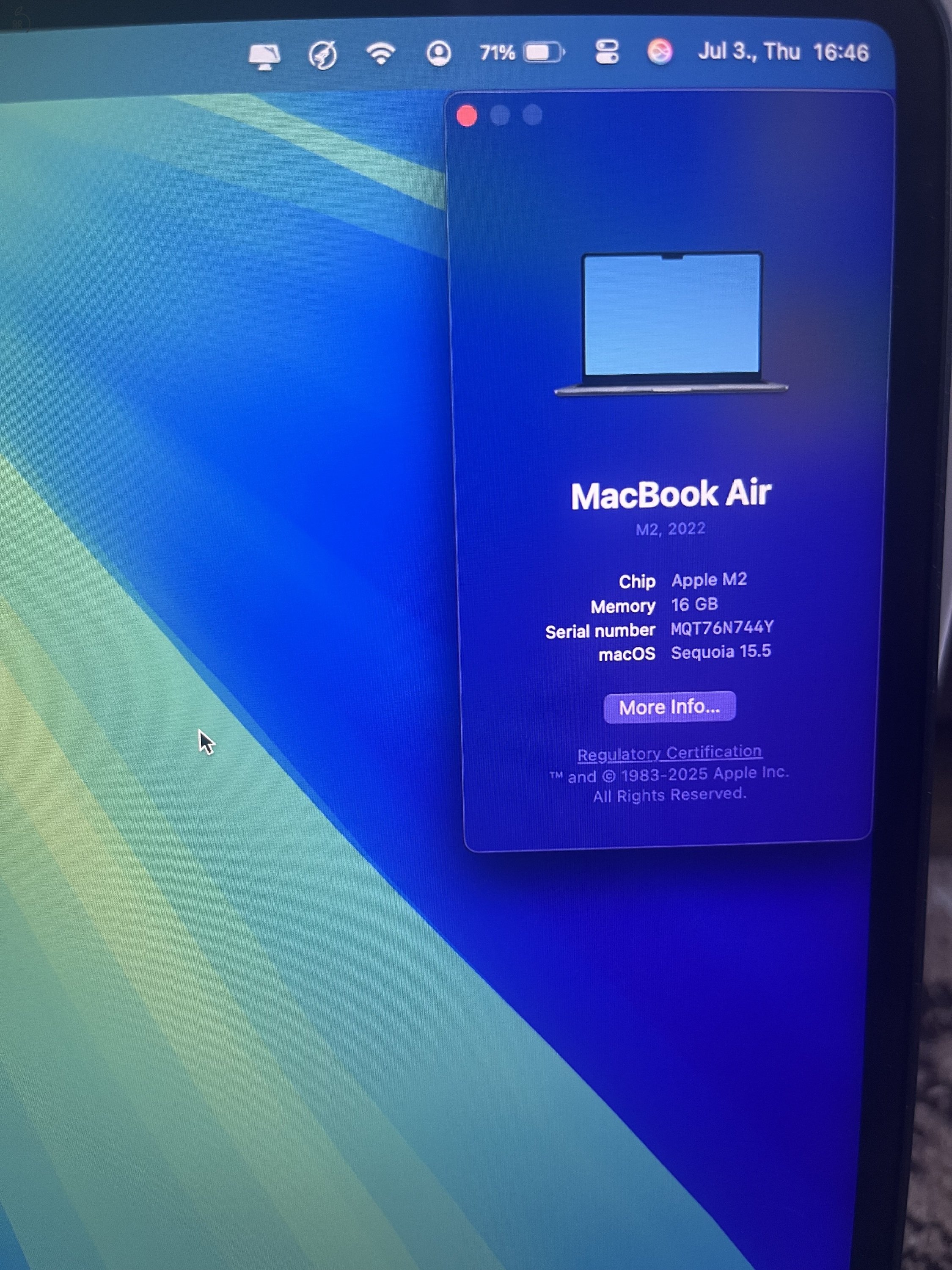 Apple MacBook Air M2 – 13