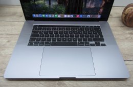 Apple Retina Macbook Pro 16 Touchbar - 2019 - 2020-as gyártás - Használt, újszerű - 500 Gb SSD - 51 ciklus az akkuban
