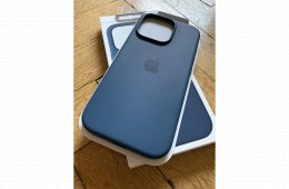 Apple iPhone 16 Pro MagSafe szilikontok – denim