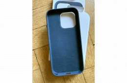 Apple iPhone 16 Pro MagSafe szilikontok – denim