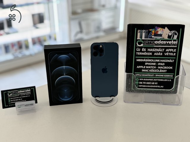 iPhone 12 Pro Max 128GB Független újszerű/1-3 hónap gar./Akku 85%/p4341