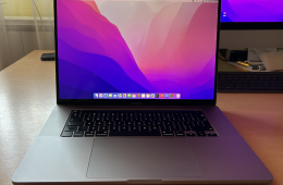 Apple MacBook Pro 16” Retina Touch Bar – 2019/2020 – Újszerű állapotban, garanciával!
