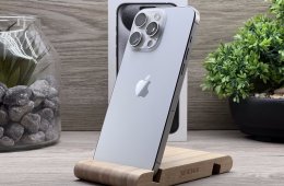 Hibátlan iPhone 15 Pro Max White Titanium 256GB 2 ÉV Garanciával Számlával Aksi 92%