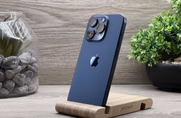 iPhone 15 Pro Blue Titanium 128GB 2 ÉV Garanciával Számlával Aksi 96%