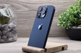 iPhone 15 Pro Blue Titanium 256GB 2 ÉV Garanciával Számlával Aksi 100%