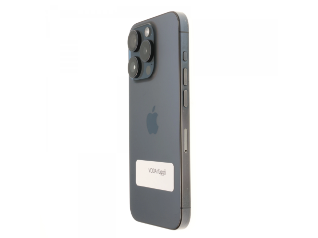 !! 1 ÉV GARANCIA !! Apple iPhone 15 Pro 128 GB Blue Titanium 100%