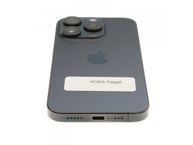 !! 1 ÉV GARANCIA !! Apple iPhone 15 Pro 128 GB Blue Titanium 100%
