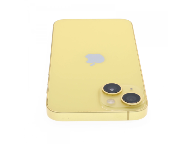 !! 1 ÉV GARANCIA !! Apple iPhone 14 128 GB Yellow 100%