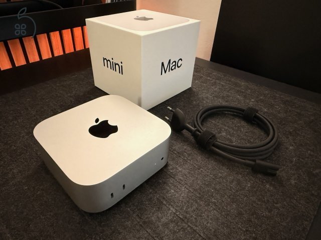 M4 Mac Mini, 16/256 -- használt, garanciás