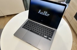 Újszerű -  MacBook Pro M1 13” / 8 GB RAM / 256 GB SSD / Touch Bar / Space Grey / HUN billentyűzet