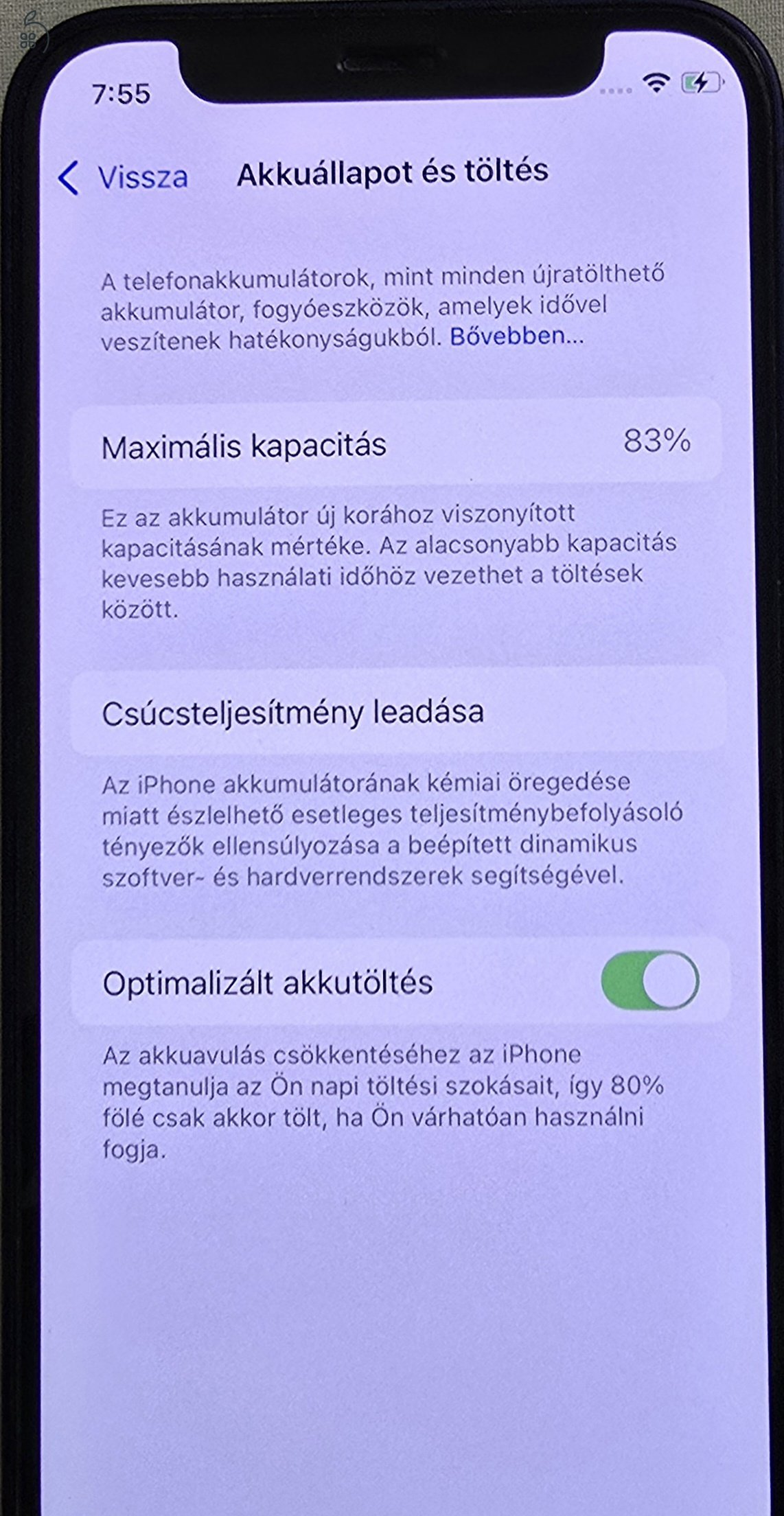 Apple iPhone 12 mini 64GB Blue + Ajándék Apple Watch SE 1. GEN szürke
