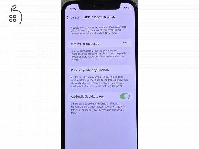 Apple iPhone 12 mini 64GB Blue + Ajándék Apple Watch SE 1. GEN szürke