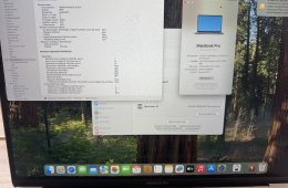 Macbook Pro 16' Spacegray i7 2.6Ghz /32Gb ram/ 512Gb SSD CTO Új Akksi!