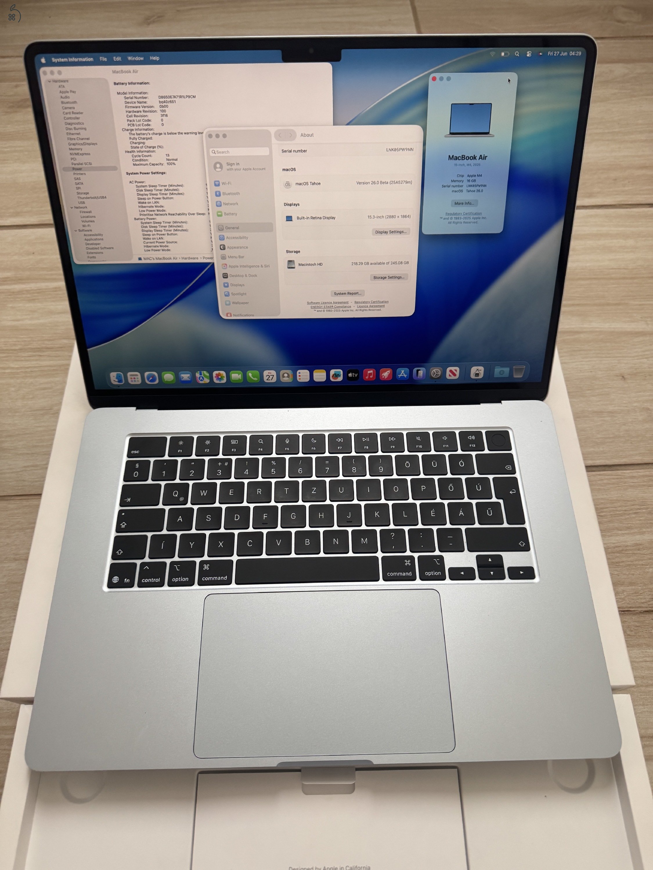 Szinte Új Macbook Air 15