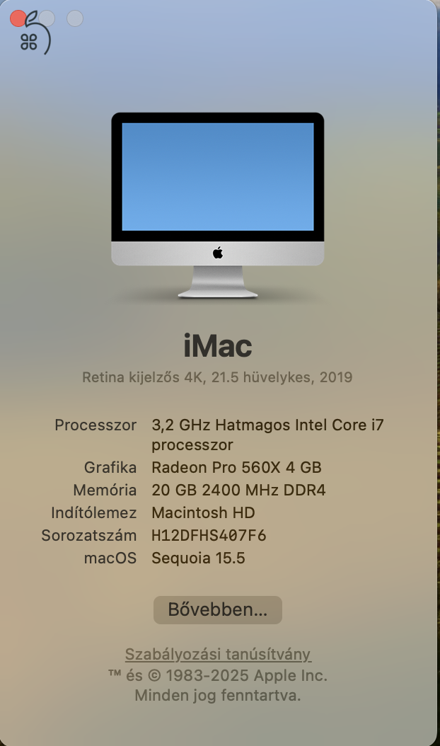 iMac 21,5