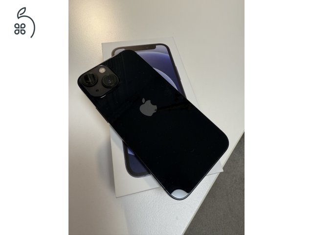 iPhone 13 mini, Black, 128GB, hibátlan, újszerű állapotban eladó, 85%-os akkumulátorral