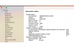 MacBook Pro i5 13” / 8 GB RAM / 512 GB SSD / Touch Bar / Space Grey / HUN billentyűzet / Megkímélt