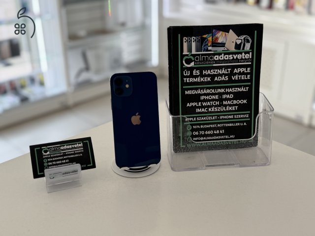iPhone 12 64GB Független Használt/1-3 hónap gar./Akku 100%/p4346