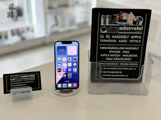 iPhone 13 Mini 128GB Független Újszerű/1-3 hónap gar./Akku 100%/p4348