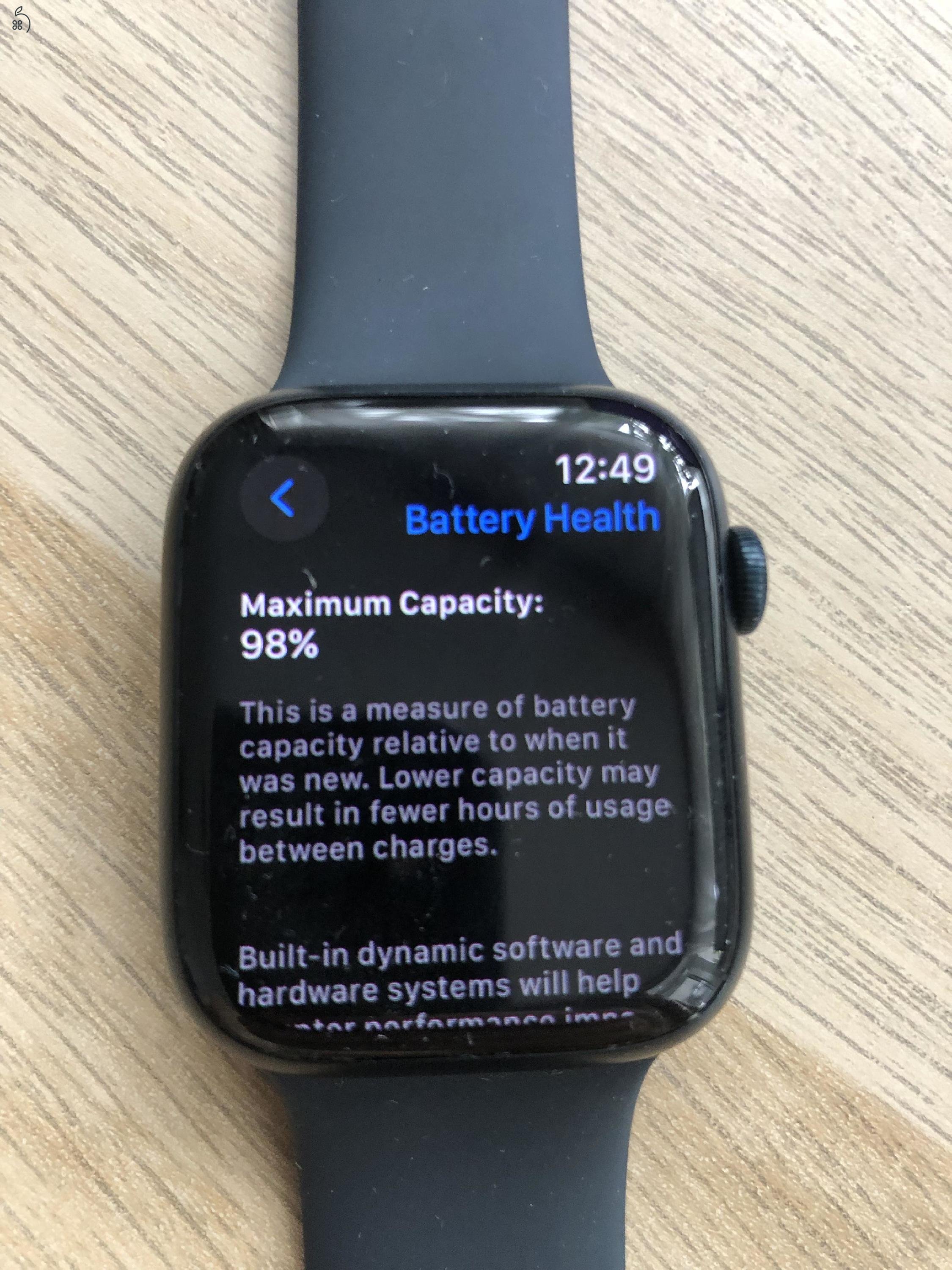  Apple Watch Series 9 45mm (GPS) - éjfekete