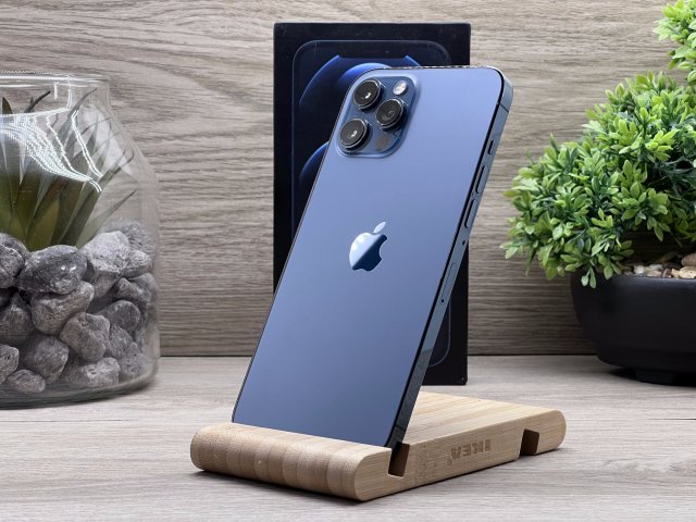 iPhone 12 Pro Max Pacific Blue 256GB 2 ÉV Garanciával Számlával Aksi 100%