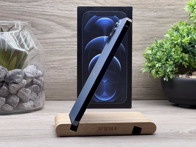iPhone 12 Pro Max Pacific Blue 256GB 2 ÉV Garanciával Számlával Aksi 100%