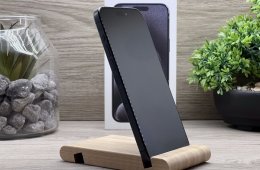 Hibátlan iPhone 15 Pro Max Black Titanium 256GB 2 ÉV Garanciával Számlával