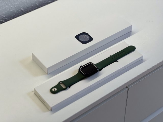 Apple Watch S8 Midnight 45MM 2 ÉV Garanciával Számlával