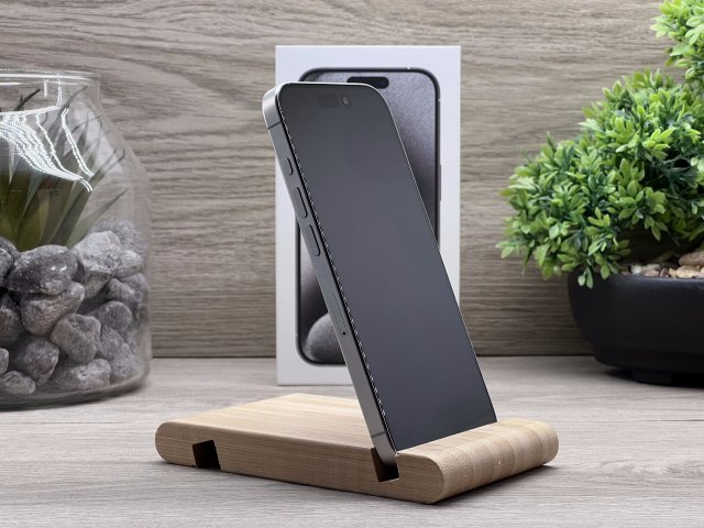 Hibátlan iPhone 15 Pro White Titanium 256GB 2 ÉV Garanciával Számlával Aksi 93%