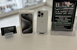 iPhone 15 Pro 128GB Független Karcmentes/1-3 hónap gar./Akku 87%/p4355
