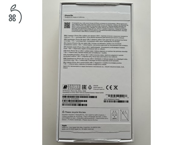 iPhone 16e 128GB Új!