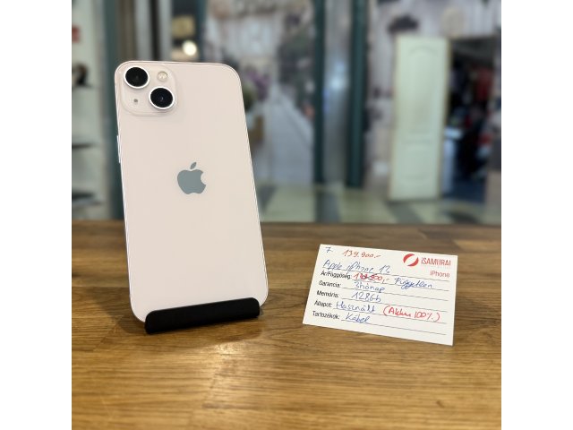 7. Apple iPhone 13 - 128 GB - Pink - ÚJ AKKU