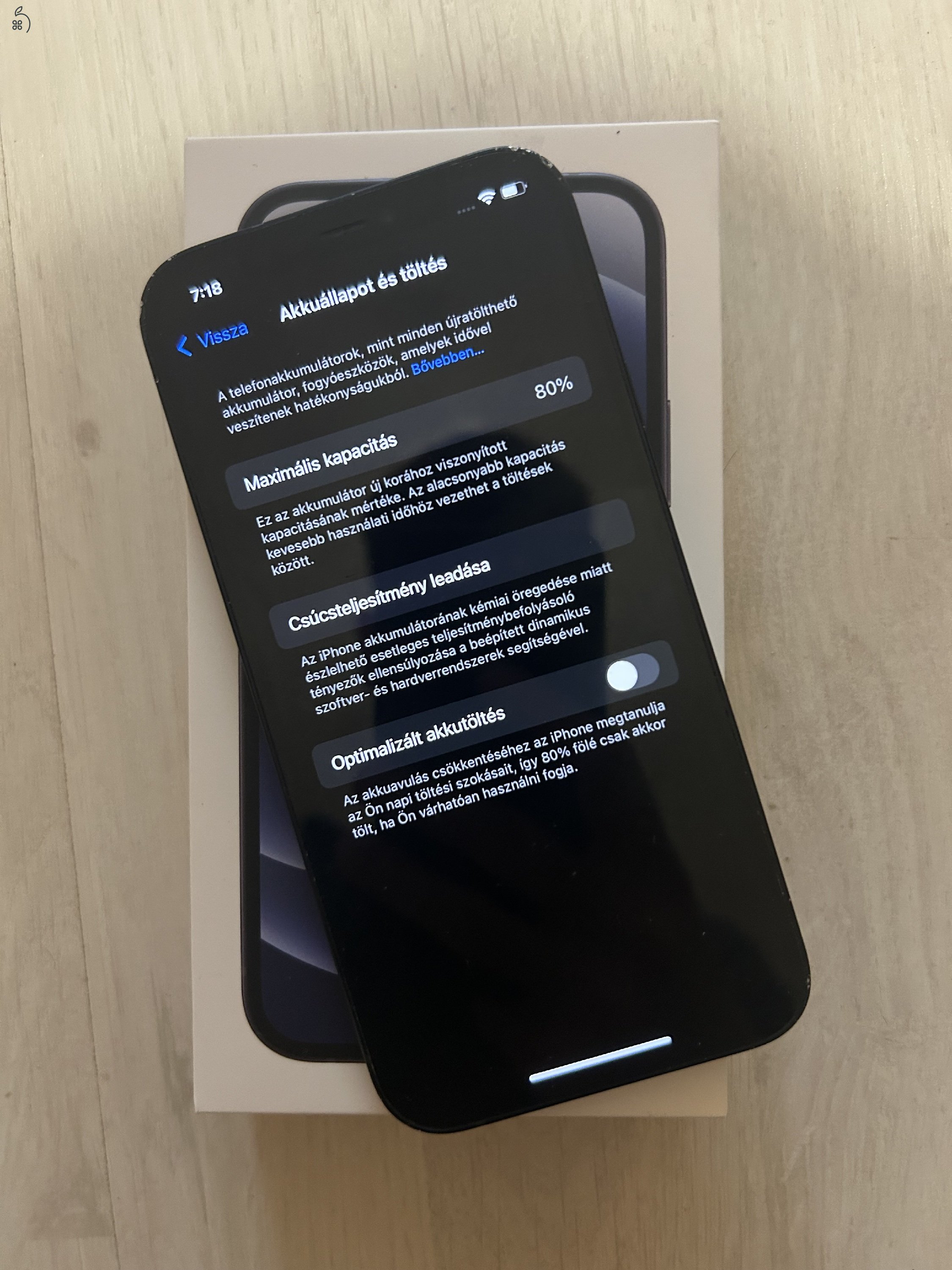 Iphone 12 64GB 80% akksi