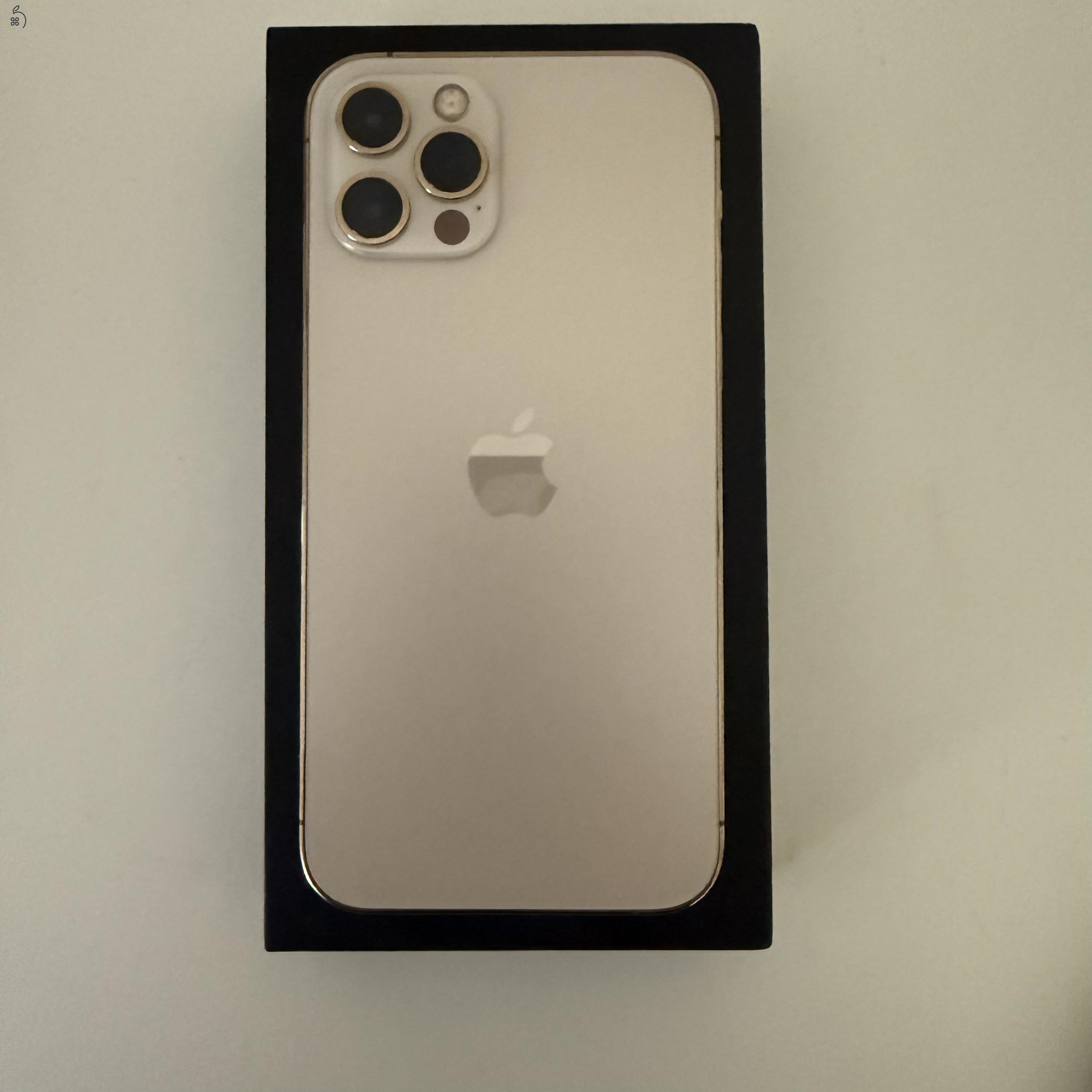 Eladó Iphone 12 Pro - 128GB - Gold - kártyafüggetlen 